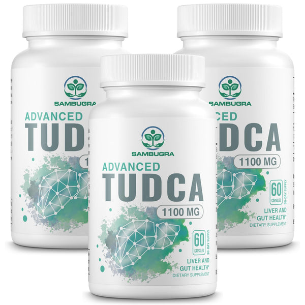 Sambugra TUDCA Liver Supplements 1100mg, 3rd Party Tested Ultra Strength Bile Salt TUDCA Supplement, Liver Support for Detox Cleanse and Repair, 180 Capsules