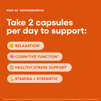 Thumbnail for Physician's CHOICE KSM-66 Ashwagandha Root Powder Extract 1,000mg - Organic - with Black Pepper for Maximum Absorption - 5% Withanolides - Stress, Mood & Athletic Support - 60 Vegan Capsules
