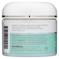Thumbnail for NutriBiotic – Peptide Face Creme with GSE, 2 Oz | Ultra-Hydrating | Collagen Synthesis Support | with Botanical Extracts & Oils & Vitamin E | Natural Fragrance & Paraben Free
