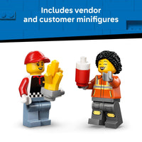 Thumbnail for LEGO City Fries Food Truck Building Toy for Kids - Pretend Play Truck Toy for Boys & Girls, Ages 5+ - Mobile Restaurant Playset W/2 Minifigures & Detachable Kiosk - Gift Idea for Birthdays - 60488