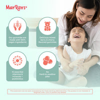 Thumbnail for MaryRuth Organics Toddler Multivitamin Gummies + Postbiotics | USDA Organic | Vitamins for Kids Ages 2+ | Immune Support | Vitamin C | Vitamin D3 | Vitamin A | Zinc | Vegan | Non-GMO | 60 Servings