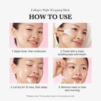 Thumbnail for medicube Collagen Overnight Wrapping Peel Off Facial Mask Pack - Elasticity & Hydration Care, Reduces Sagging & Dullness - Hydrolyzed Collagen For Glowing Skin - Korean Skin Care, 2.53 fl.oz