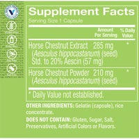 Thumbnail for The Vitamin Shoppe Horse Chestnut Extract 260mg Herbal Supplement (100 Capsules)
