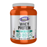 Thumbnail for NOW Foods Sports Nutrition, Whey Protein, 24 G With BCAAs, Creamy Chocolate Powder, 2-Pound