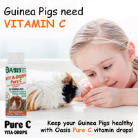 Thumbnail for OASIS #80254 Vita Drops-Pure C for Guinea Pig, 2-Ounce, Packaging may vary