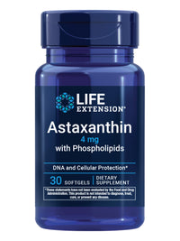 Thumbnail for Life Extension Astaxanthin with Phospholipids – Antioxidant Support, Eye Health – Algae-Derived – Gluten-Free, Non-GMO – 30 Softgels