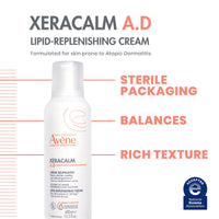 Thumbnail for Avène XeraCalm A.D Lipid-Replenishing Cream, Atopic Dermatitis, Eczema-Prone, No Preservatives, Fragrance-Free, Pump, 13.5 Oz