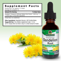 Thumbnail for Nature's Answer Dandelion Root 2000mg 1oz Extract | Promotes Overall Well-Being | Alcohol & Gluten Free, Non-GMO, Vegan, No Preservatives or Artificial Flavors | Single Count