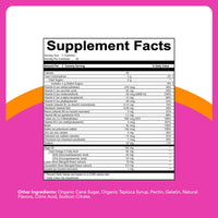 Thumbnail for SmartyPants Teen Girl Multivitamin Gummies, Omega 3 (DHA/EPA), Vitamin C, D3, B12, Vitamin A, K & Zinc, Biotin to Support Hair, Skin & Nails, Gluten Free, 60 Count (30 Day Supply)