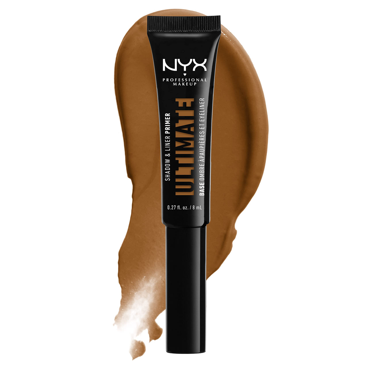 NYX PROFESSIONAL MAKEUP Ultimate Shadow & Liner Primer, Deep + Epic Ink Liner, Black (2-Pack Bundle)