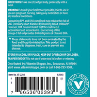 Thumbnail for The Vitamin Shoppe Omega 3 Fish Oil 1100MG EPA DHA - Heart Health, Brain Function & Joint Support, Molecularly Distilled (60 Softgels)