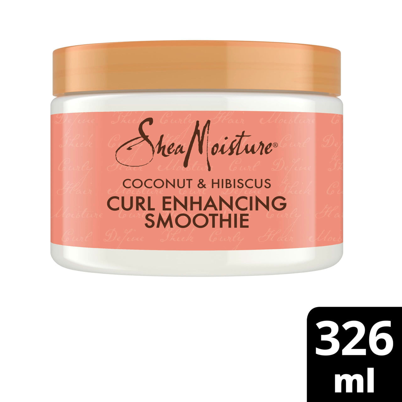 SheaMoisture Coconut & Hibiscus Curl Enhancer no silicones or sulphates smoothie for thick, curly hair 326 ml