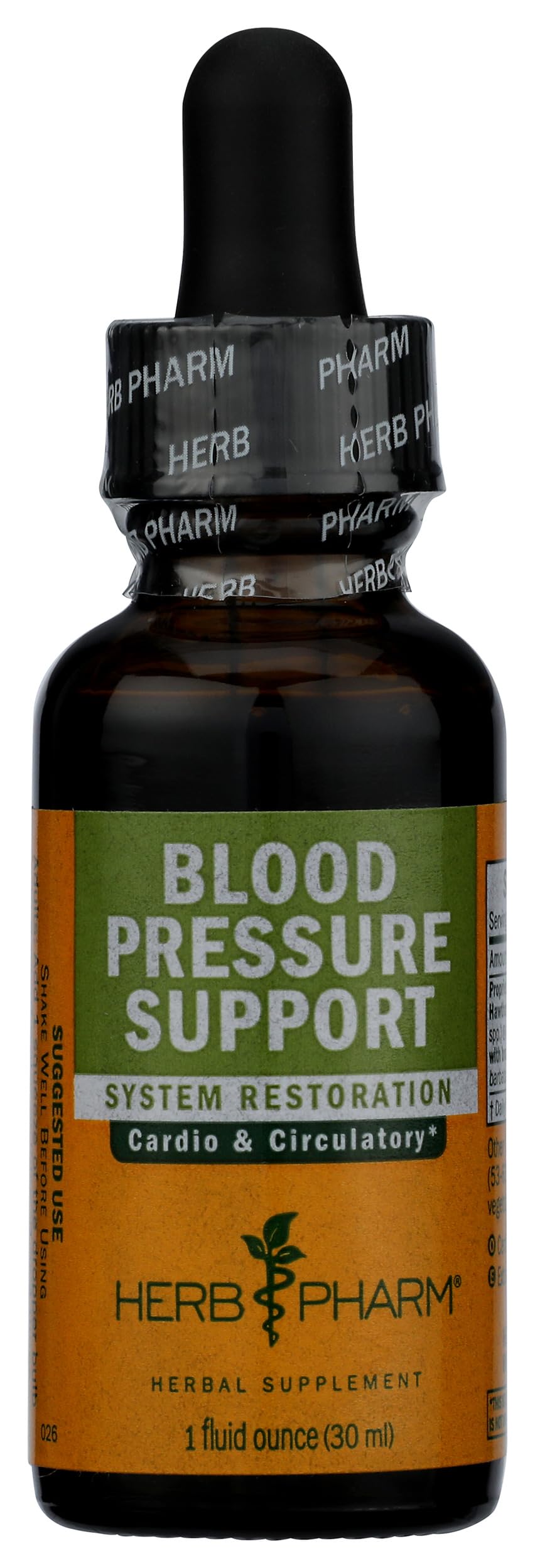 Herb Pharm Blood Pressure Support Liquid Formula for the Cardiovascular and Circulatory Systems - 1 Ounce (FLINDEN01)