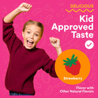 Thumbnail for SmartyPants Kids Probiotic & Prebiotic Gummies for Digestive Health: Gut Health Supplement, Clinically Studied Prebiotic for Immune Support, Strawberry, 60 Count (30 Day Supply)