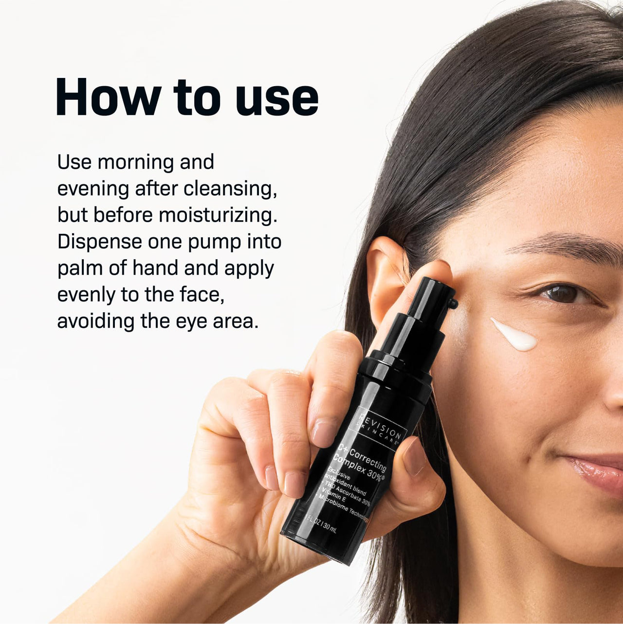 Revision Skincare C+ Correcting Serum - Vitamin C Serum with 30% THD Ascorbate - Anti-Aging, Antioxidant Blend - Supports Healthy Skin, 0.5 fl oz