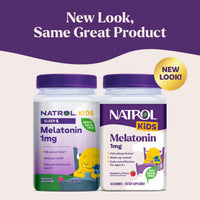 Thumbnail for Natrol Kids Melatonin Gummies 1mg, Children's Melatonin for Restful Sleep, 140 Raspberry-Flavored Sleep Gummies, 140 Day Supply