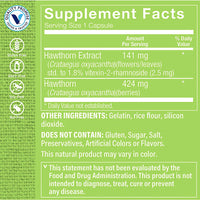 Thumbnail for The Vitamin Shoppe Hawthorn Extract, with Standardized and Whole Hawthorn, Powerful Antioxidant That Supports Cardiovascular Health, Supports Cellular Health (100 Capsules)