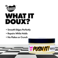 Thumbnail for The Doux Edge Control & Braiding Gel for Natural Hair Push It! Braid & Edge Gel for Slick Styles, Frizz Control & Moisture – For Women with Flyaway Hold & Shine