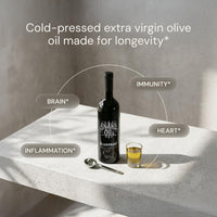 Thumbnail for Blueprint Bryan Johnson Olive Oil – Snake Oil- High Polyphenol Extra Virgin Olive Oil (400+ mg/kg) – Early Harvest, First Cold Press EVOO – Keto, Paleo, Non-GMO – 2 Pack - 750ml Glass Bottle