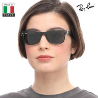 Thumbnail for Ray-Ban RB2132 NEW WAYFARER COLOR MIX Square Shaped Non-Polarized Sunglasses for Men & Women – Includes Official RAYBAN Eyewear Kit – Ideal Formal & Casual Wear Sunglasses – G-15 Green Lens