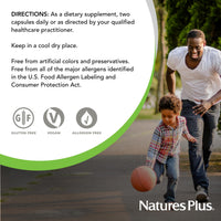 Thumbnail for NaturesPlus Hema-Plex Iron - 60 Fast-Acting Capsules - 3 Pack - 85 mg Chelated Iron + Vitamin C & Bioflavonoids for Healthy Red Blood Cells - Vegan, Gluten Free - 90 Total Servings