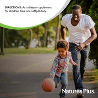 Thumbnail for NaturesPlus Children’s Vita-Gels Multivitamin, Natural Orange Flavor - 90 Softgels - Gluten Free - 90 Servings