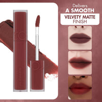 Thumbnail for rom&nd Blur Fudge Tint 04 Radwood | Velvety Soft Matte K-Beauty Lip Stain | Non-Drying, Long-Lasting, Effortless Blurred Effect | Deep Burgundy Red for All Skin Tones