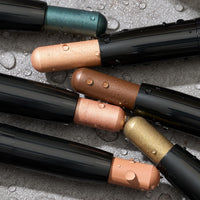 Thumbnail for Julep Eyeshadow 101 Crème-to-Powder Waterproof Eyeshadow Stick Duo – Long-Lasting, Crease-Proof, Easy Apply with Built-in Smudger - Champagne Shimmer and Pearl Shimmer