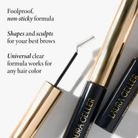 Thumbnail for LAURA GELLER NEW YORK Sculpt-n-Stay Clear Brow Gel - Eyebrow Setting Gel - Shapes and Sculpts - Non-Sticky Formula