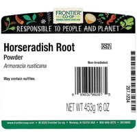 Thumbnail for Frontier Co-op Horseradish Root Powder, Kosher | 1 lb. Bulk Bag | Armoracia rusticana