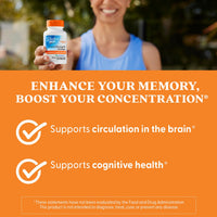 Thumbnail for Doctor's Best Extra Strength Ginkgo, Non-GMO, Gluten Free, Vegan, Soy Free, Promotes Mental Function and Memory, 120 mg, 120 Count (Pack of 1)