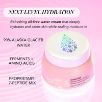 Thumbnail for Saturday Skin Waterfall Glacier Water Face Cream – Oil Free Korean Face Moisturizer for Oily Skin, Lightweight Gel Face Moisturizer & Cute Moisturizer, Day & Night Korean Night Cream(1.69 Fl Oz/50ml)