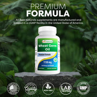 Thumbnail for Best Naturals Wheat Germ Oil 1130 mg 120 Softgels