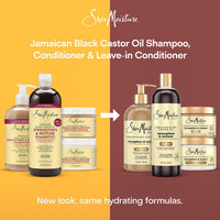 Thumbnail for SheaMoisture Jamaican Black Castor Oil Strengthen & Restore Hair Repair Shampoo, Conditioner, Masque + Leave-In Conditioner Bundle
