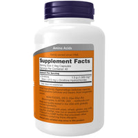 Thumbnail for NOW Foods Supplements, L-Ornithine (L-Ornithine Hydrochloride) 500 mg, Amino Acid, 120 Veg Capsules