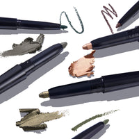 Thumbnail for LAURA GELLER NEW YORK Swipe-n-Line Dual-Ended Eyeshadow + Eyeliner - Earthy (Taupe-Green/Warm Green) - Cream Eyeshadow & Smooth Glide Eyeliner - Waterproof & Crease-free Color