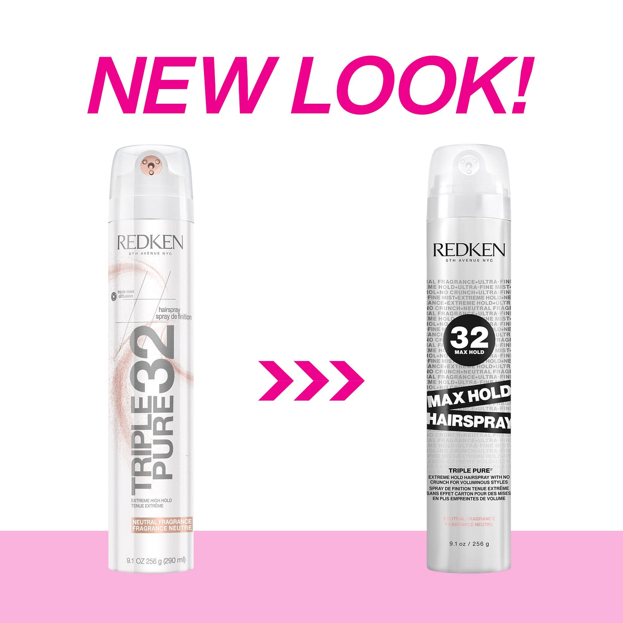 Redken Max Hold Neutral Hairspray 32 | Extreme Maximum High Hold Hairspray | Long-Lasting Lift & Frizz Control | For All Hair Types | Neutral Fragrance
