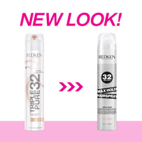 Thumbnail for Redken Max Hold Neutral Hairspray 32 | Extreme Maximum High Hold Hairspray | Long-Lasting Lift & Frizz Control | For All Hair Types | Neutral Fragrance