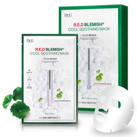 Thumbnail for Dr.G Red Blemish Daily Cool Soothing Korean Face Mask - Deep Hydration for Irritated, Sensitive Skin - Face Masks Skincare Korean, Korean Sheet Mask, Korean Skin Care Mask, K Beauty - Pack of 10