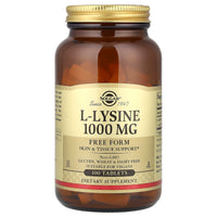 Thumbnail for Solgar L-Lysine 1000 mg, 100 Tablets - Enhanced Absorption and Assimilation - Promotes Integrity of Skin and Lips - Collagen Support - Amino Acids - Non GMO, Vegan, Gluten Free - 100 Servings
