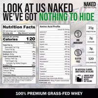 Thumbnail for NAKED Whey Protein Powder 2LB (Unflavored) + Casein Protein Powder 2LB (30 Servings) – GMO-Free, Gluten Free, Soy Free, Preservative Free