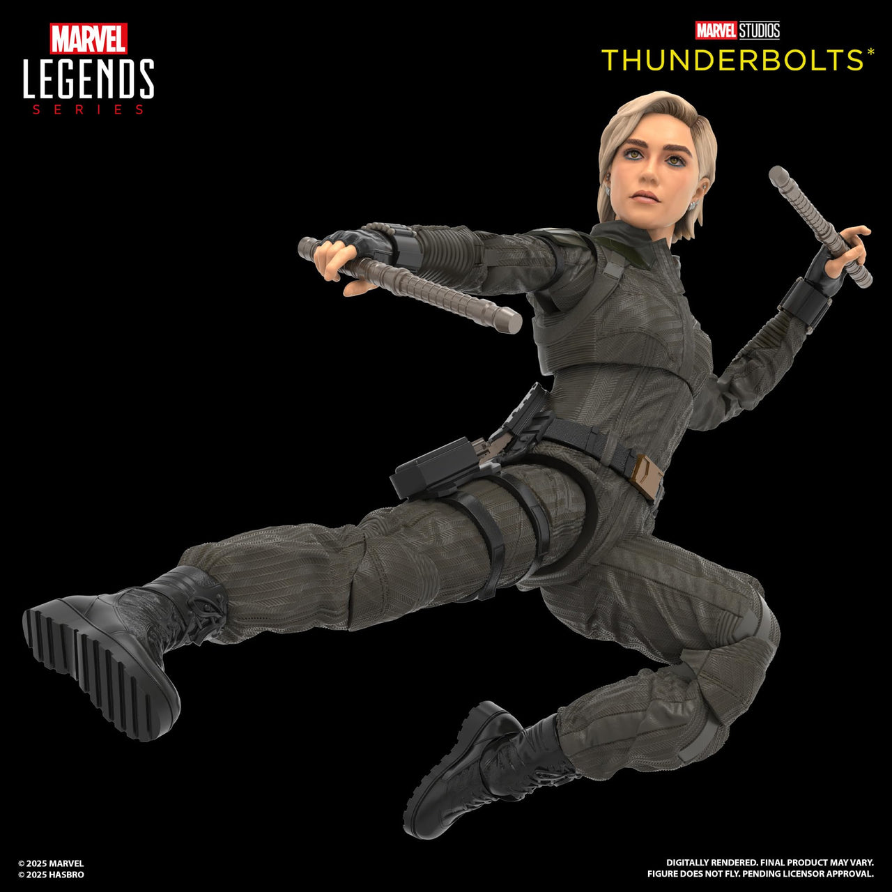 Marvel Legends Series Yelena Belova and Red Guardian 2-Pack, Thunderbolts* Movie Collectible 6-Inch Action Figures