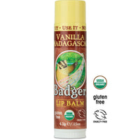 Thumbnail for BADGER Organic Vanilla Classic Lip Balm, 0.15 OZ