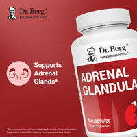Thumbnail for Dr. Berg Adrenal Glandular - Hormone Balance Formula That Supports Healthy Adrenal Function - Adrenal Support Supplement - 60 Capsules