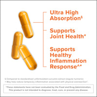 Thumbnail for Turmeric Curcumin Capsules, Qunol with Ultra High Absorption 1500mg, Joint Support, Dietary Supplement, Extra Strength, 90 Vegetarian Capsules