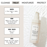 Thumbnail for Naturium Glycolic Acid Resurfacing Gel 10%, AHA Exfoliating Gel with Natural Fruit Acids, 3.0 oz