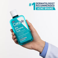 Thumbnail for CeraVe BHA Exfoliating Facial Toner for Pore Minimizing & Smoother Skin with Ceramides, 2% Salicylic Acid & Niacinamide, Oil Control, Anti-Acne, Fragrance-Free, Safe for Sensitive Skin, 8oz