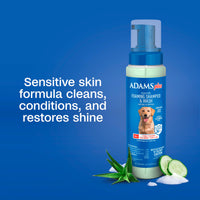 Thumbnail for ADAMS Plus Flea & Tick Foaming Shampoo & Wash for Dogs & Puppies, Flea Shampoo to Treat Flea Infestations, Kills Ticks, Fleas, Flea Eggs & Lice, Cleans and Conditions Coat, 10 Ounces