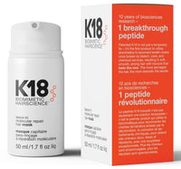 Thumbnail for K18 Leave-In Molecular Repair Hair Mask, Patented, Lasting Repair For Dry, Frizzy, Damaged Hair, Reverse Damage In 4 Minutes From Bleach, Color, Chemical Services + Heat