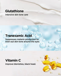 Thumbnail for Mary&May Tranexamic Acid + Glutathione Eye Cream - Powerful Antioxidant, Reduces Dark Circles in the Eye, Improve Uneven Skin Tone with Vitamin C - Suitable for Morning and Night Use, 1.01 oz.